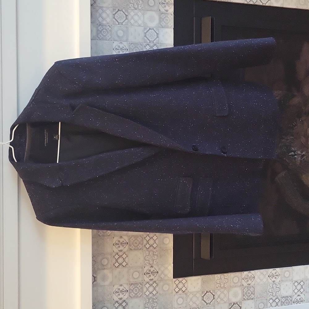 Womens Banana Republic jacket dark blue w/ specks of color size 8